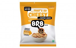 BRB That's So Cheesy Sweet Potato Popped Chips  Pack  23 grams